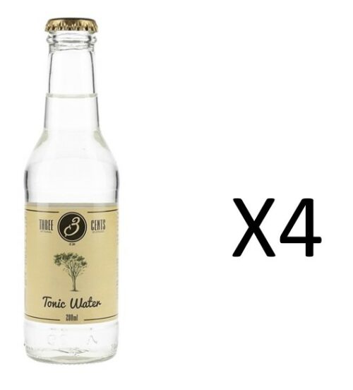 Three Cents Tonic Water 20cl 4-pack